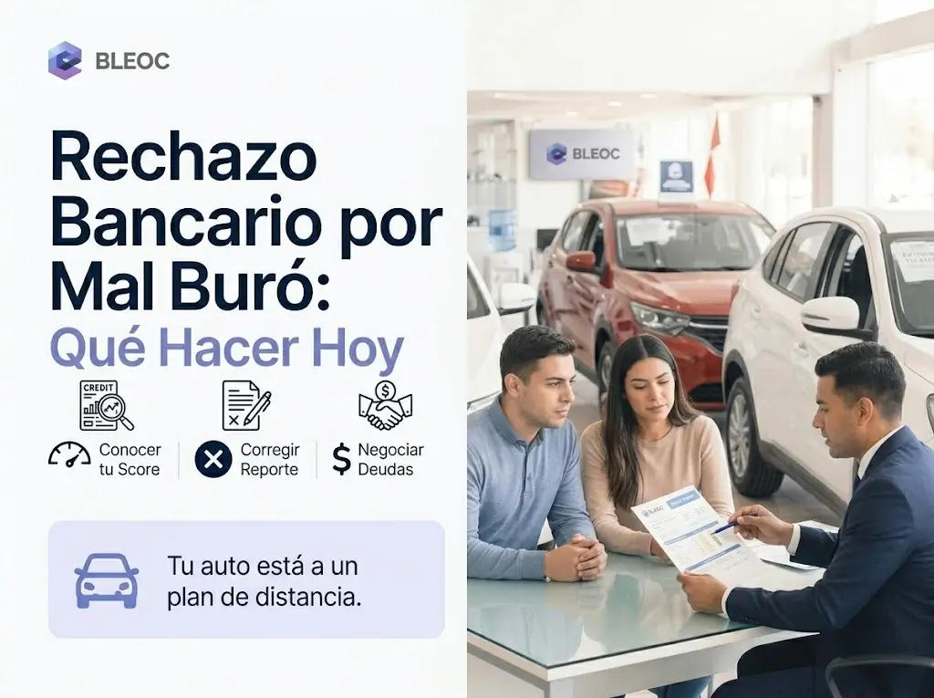 Rechazo Bancario por Mal Buró: Qué Hacer Hoy