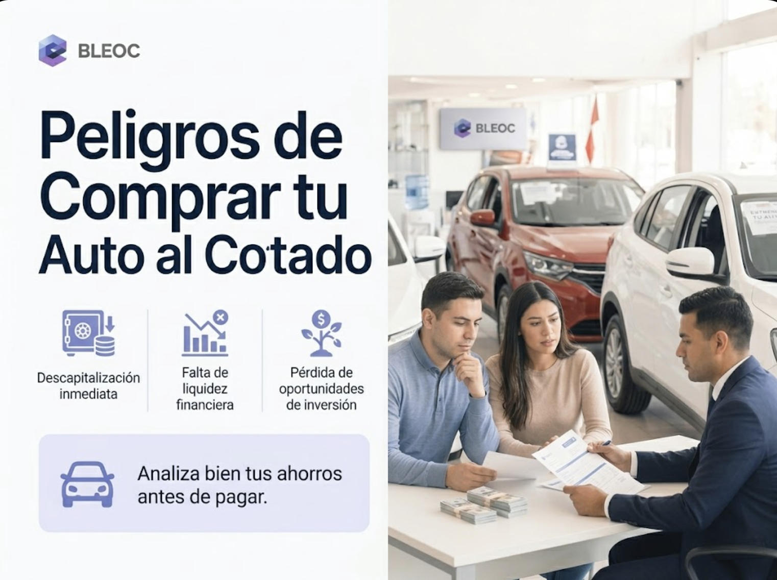 Peligros de Comprar tu Auto al Contado