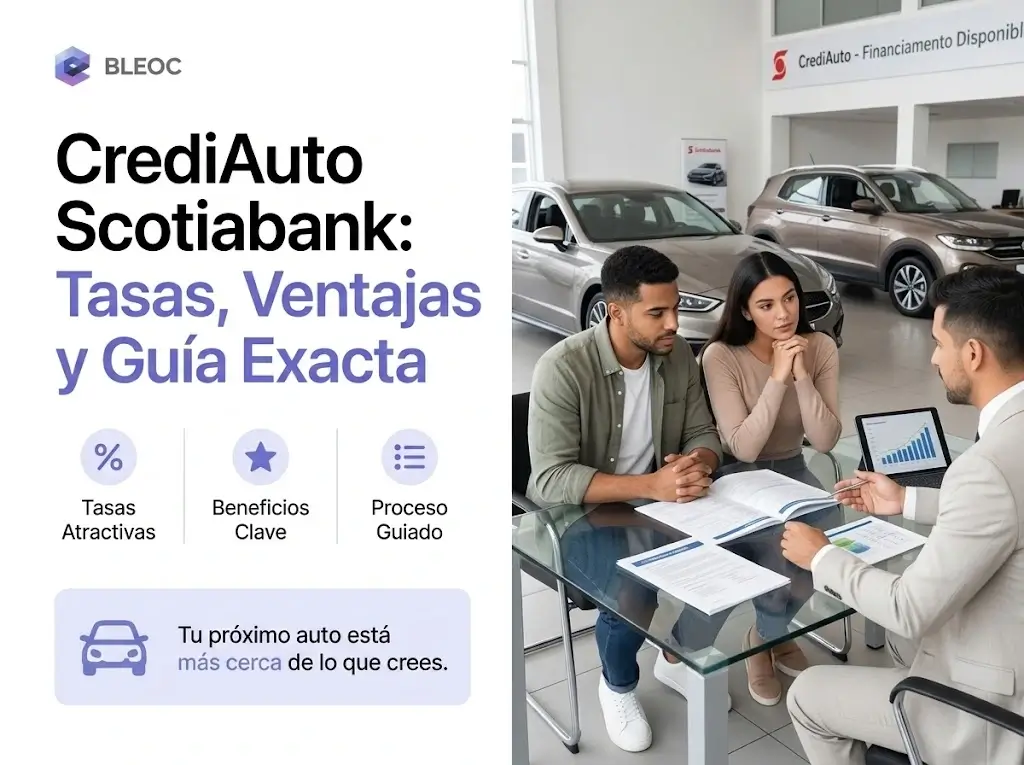 CrediAuto Scotiabank: Tasas, Ventajas y Guía Exacta